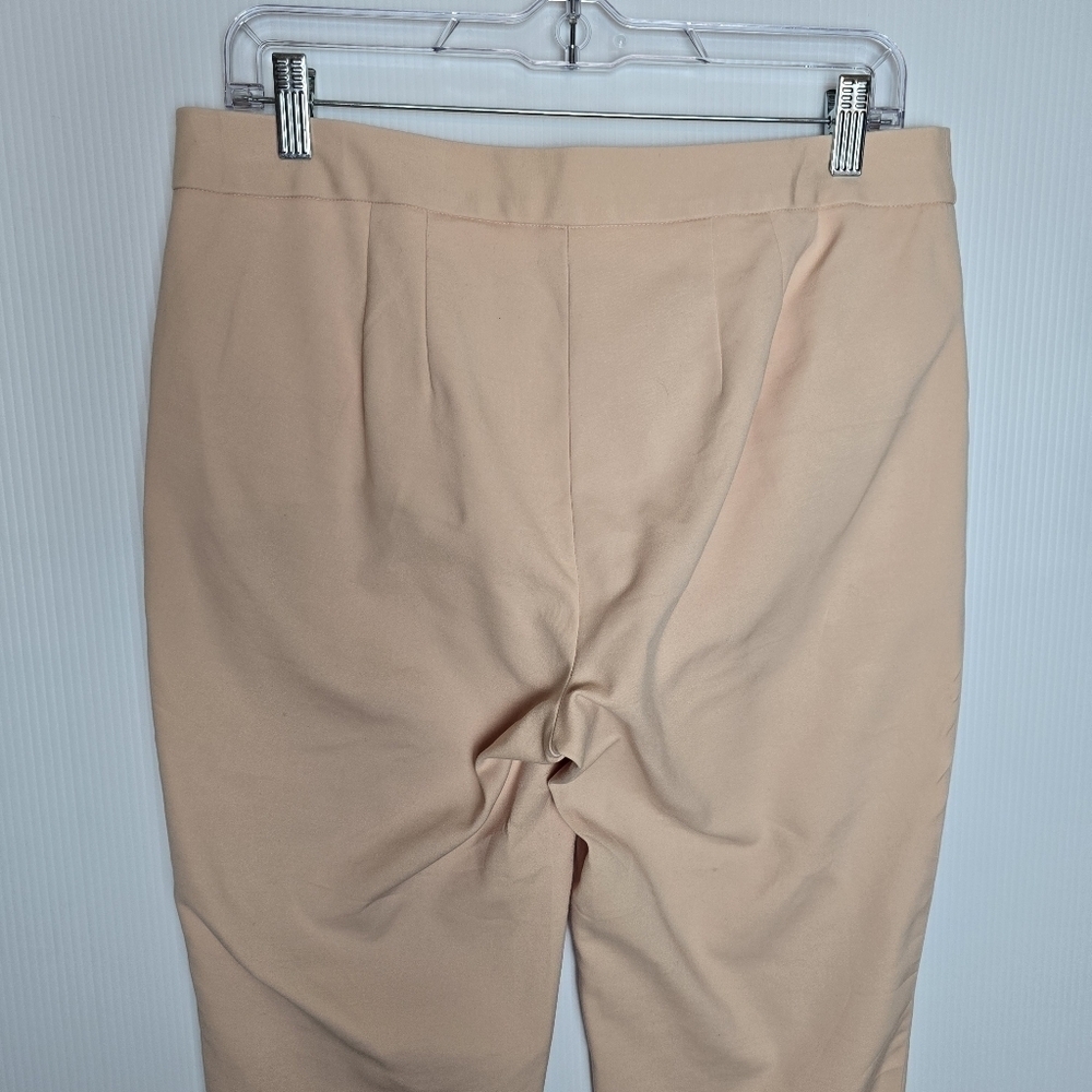 Talbots Women's Hampshire Curvy Fit Straigjt Leg PeachyPink Stretchy PantSize 8P - Picture 7 of 11